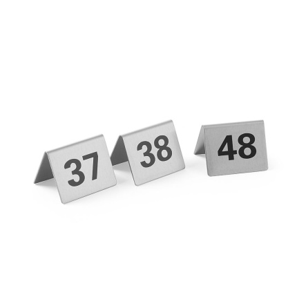Chevalets de table numérotés