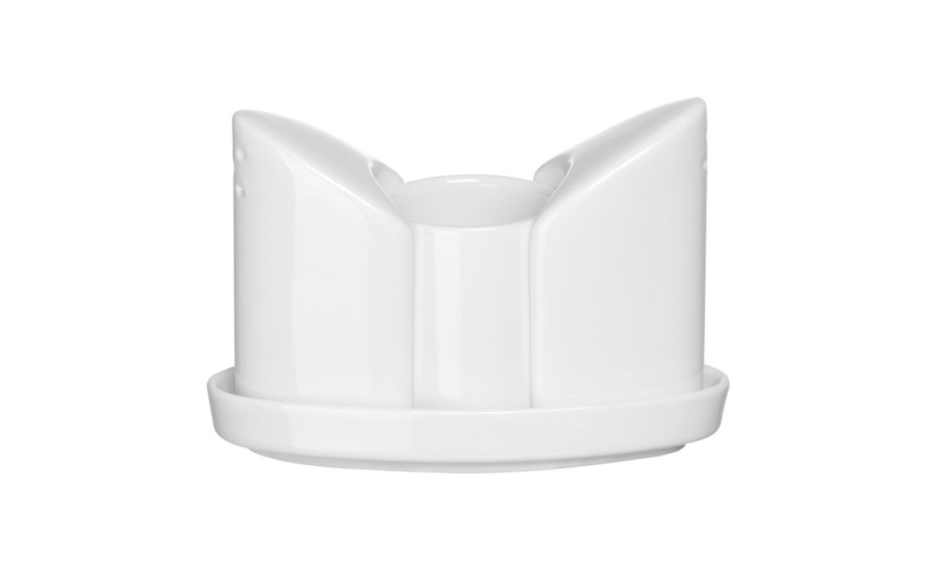 Ensemble salière et poivrière avec support pour cure-dents
