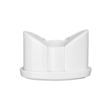 Ensemble salière et poivrière avec support pour cure-dents