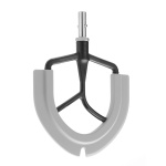 Batteur plat avec bord en silicone