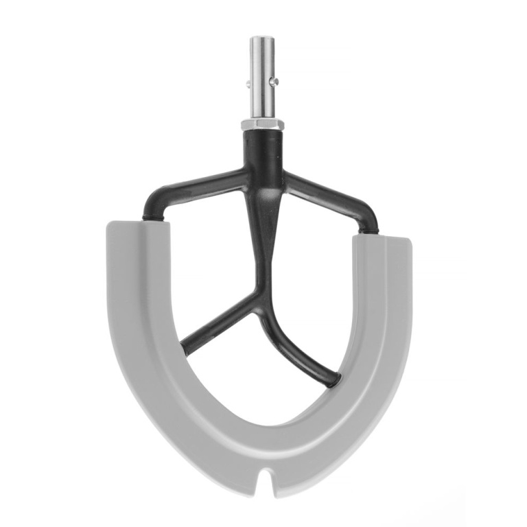 Batteur plat avec bord en silicone