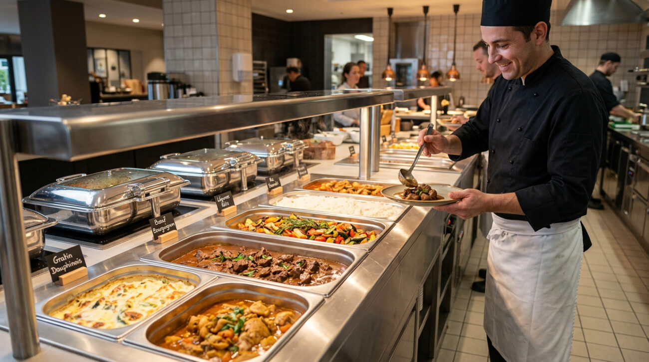 Bain-marie et réchauds professionnels