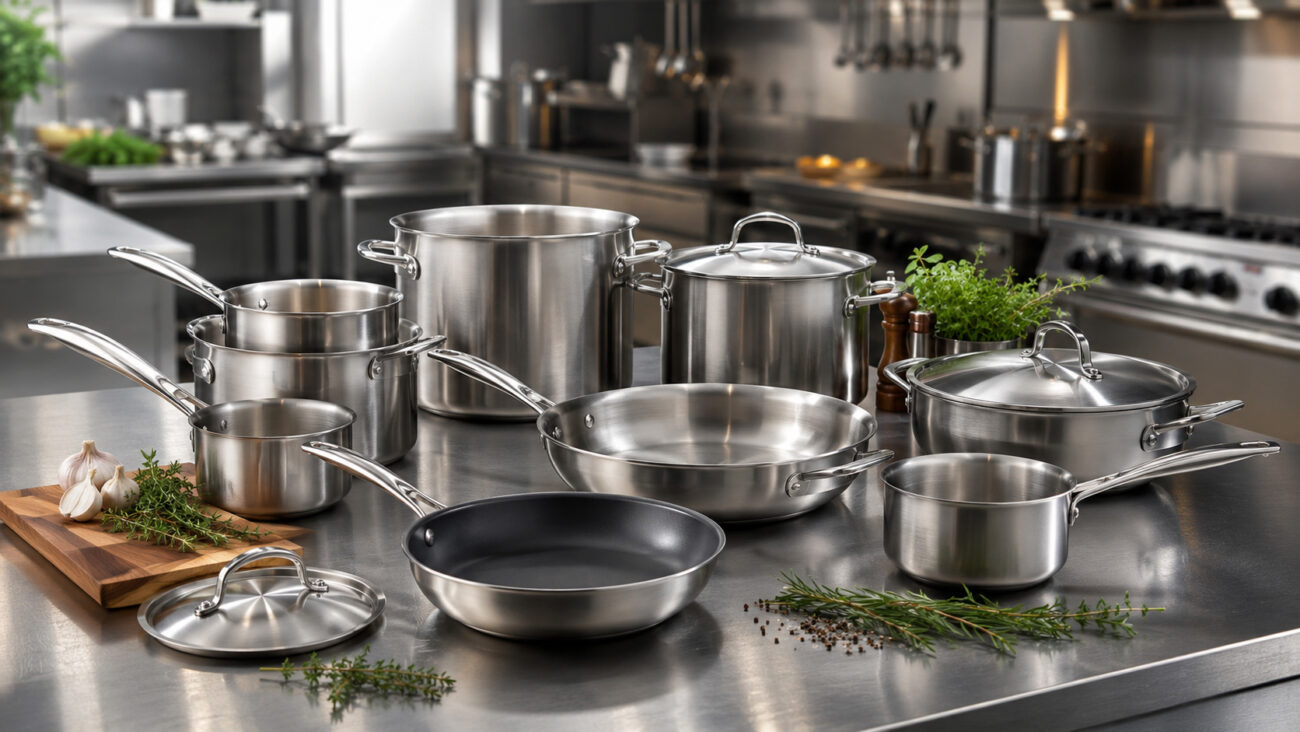 Batterie de cuisine professionnelle