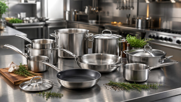 Batterie de cuisine professionnelle : casseroles, faitouts et poêles inox pour la restauration 15 Batterie de cuisine professionnelle : casseroles, faitouts et poêles inox pour la restauration