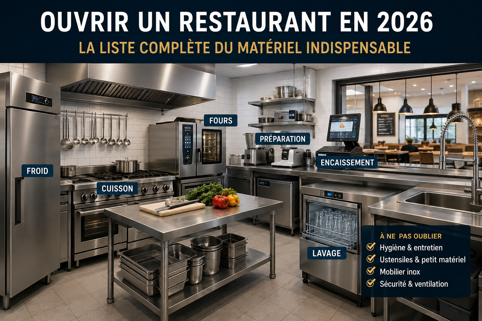 Ouvrir un restaurant en 2026
