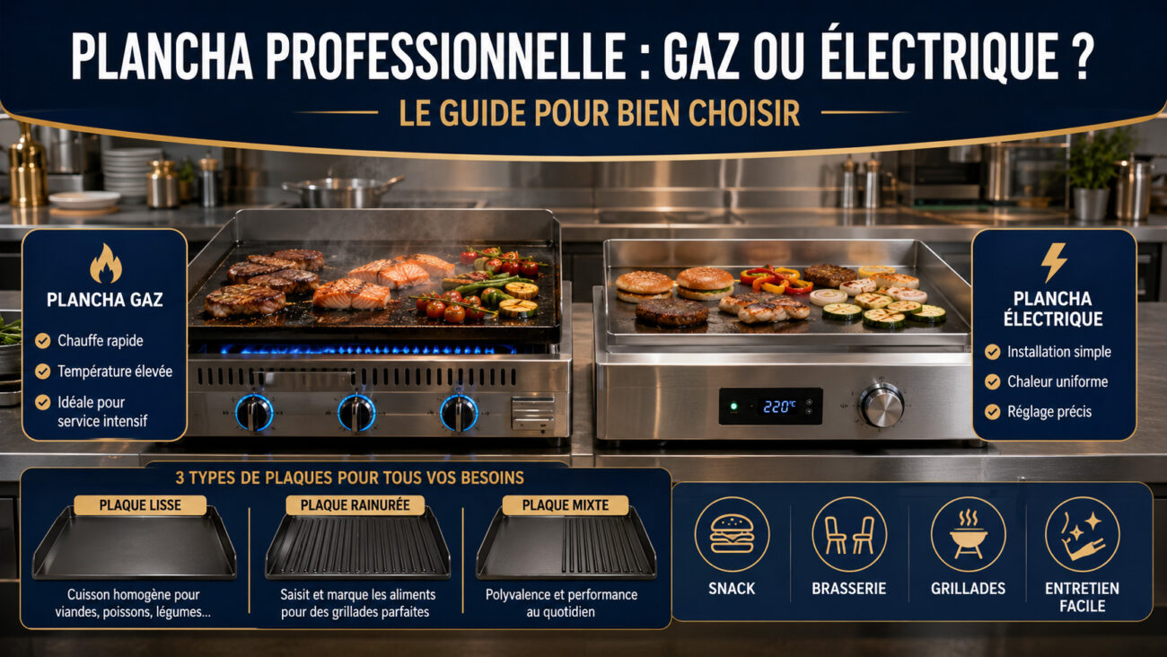 Plancha professionnelle