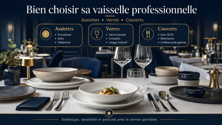 Vaisselle professionnelle : choisir assiettes, verres et couverts pour votre restaurant 16 Vaisselle professionnelle : choisir assiettes, verres et couverts pour votre restaurant