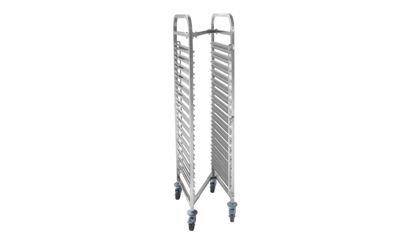 Chariot porte-plateaux emboîtable- 15 x GN 1/1_2