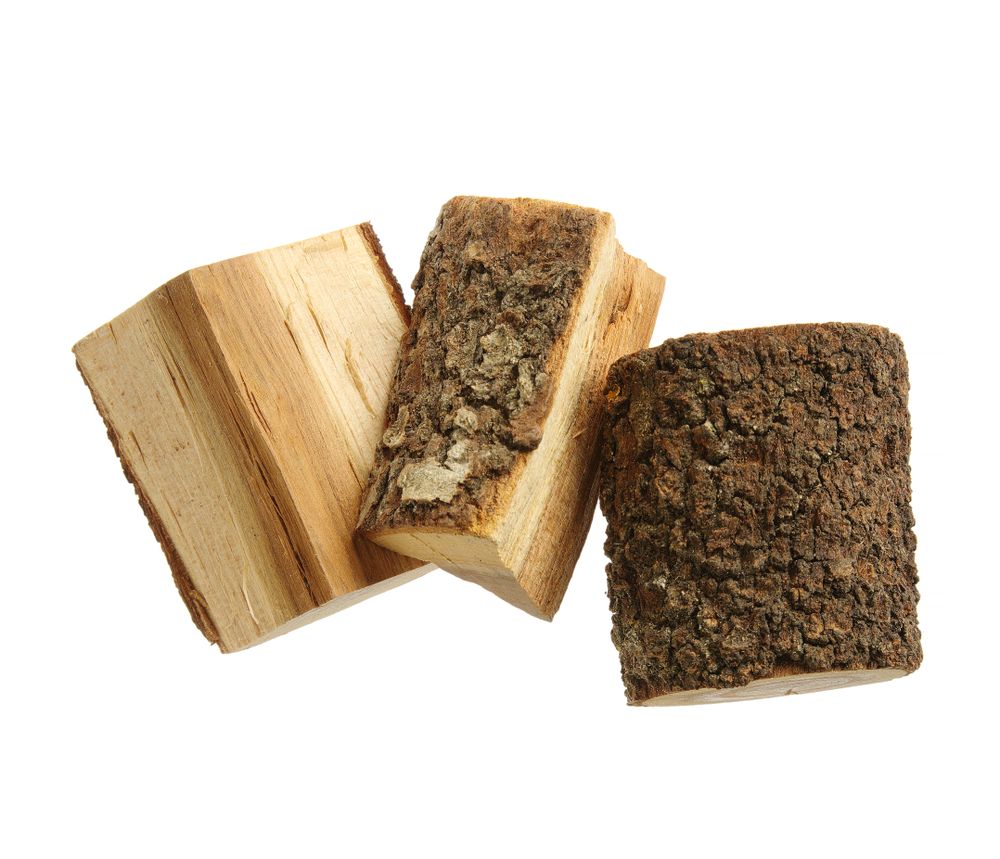 Morceaux de bois de fumage