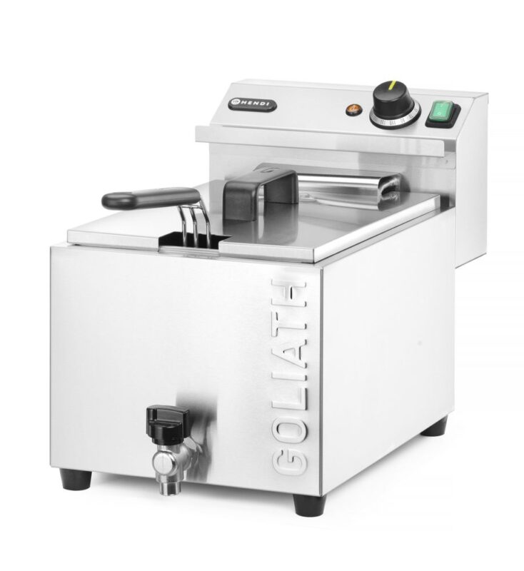 Friteuse XL avec robinet de vidange HENDI GOLIATH_2