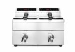 Friteuse à induction avec robinet de vidange - 2 x 8 l_2