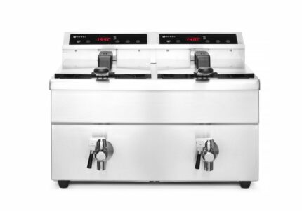 Friteuse à induction avec robinet de vidange - 2 x 8 l_2