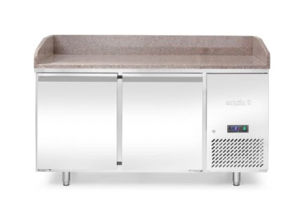 Table de refroidissement pour pizza avec plan de travail en granit