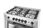 Cuisinière à gaz - 5 feux avec four électrique_3