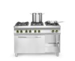 Cuisinière Kitchen Line - 6 feux avec four à convection électrique GN 1/1_4