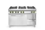 Cuisinière Kitchen Line - 6 feux avec four à convection électrique GN 1/1