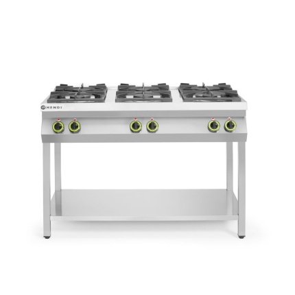 Cuisinière à gaz - 6 feux