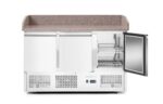 Saladette pizza 3 portes avec vitrine réfrigérée 380+40L_3