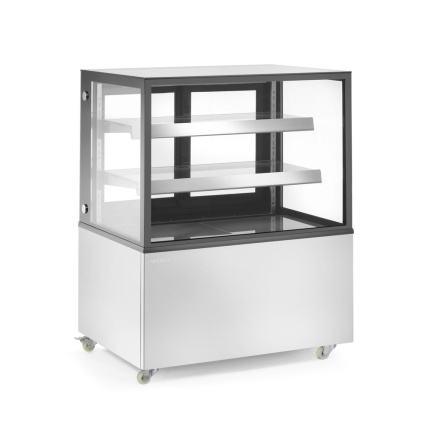 Vitrine réfrigérée avec 2 étagères_2