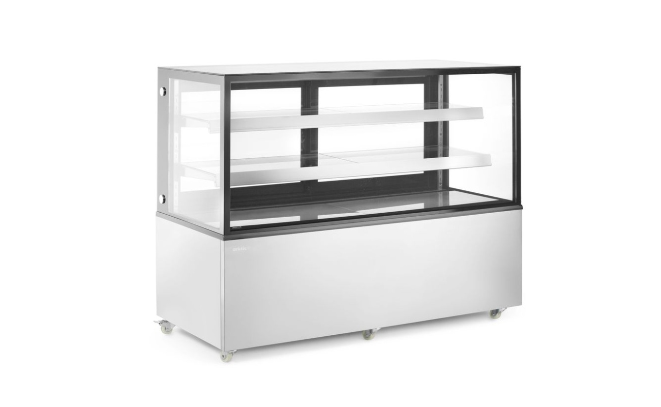 Vitrine réfrigérée avec 2 étagères_2