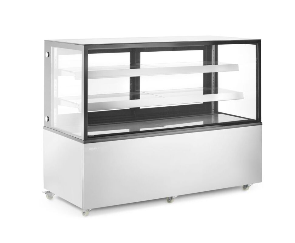 Vitrine réfrigérée avec 2 étagères_2