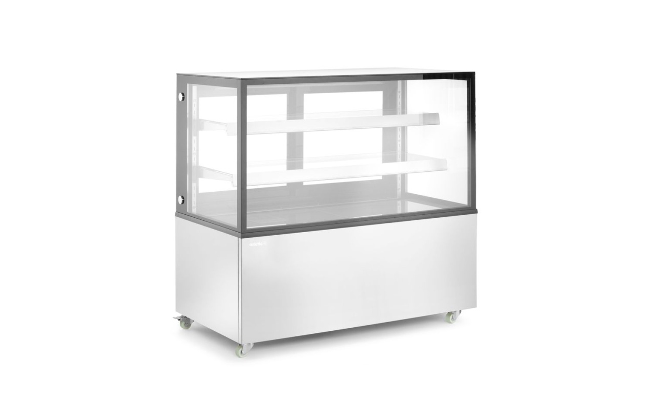 Vitrine réfrigérée avec 2 étagères_2