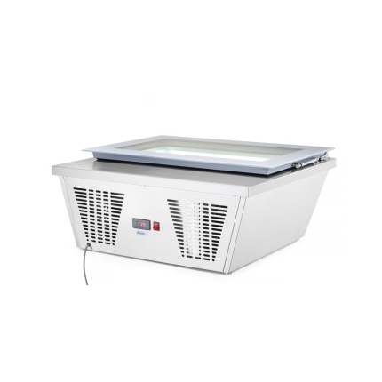 Vitrine réfrigérée négatif pour crème glacée_2