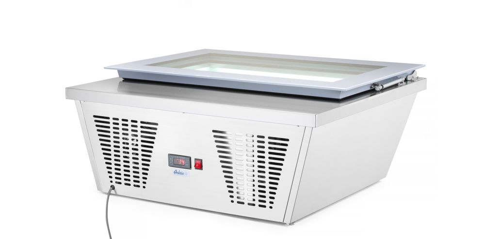 Vitrine réfrigérée négatif pour crème glacée_2