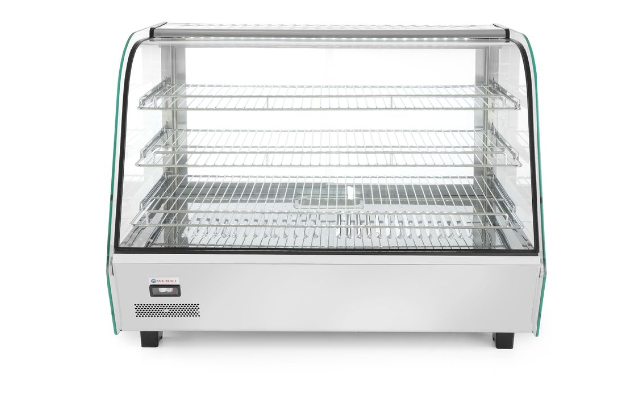 Vitrine de table chauffante