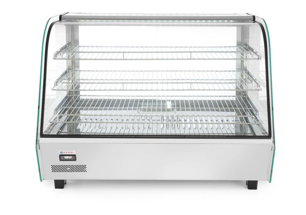 Vitrine de table chauffante