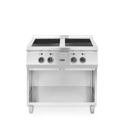 Cuisinière à induction avec 4 foyers