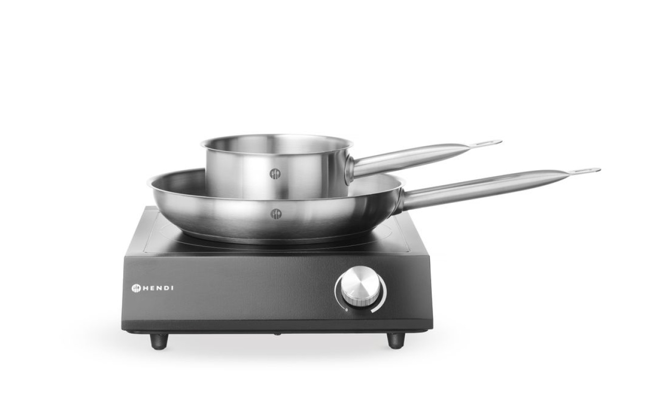 Set : Plaque de cuisson à induction 3500W + casserole + poêle
