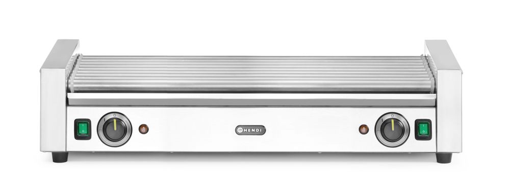 Grill roulant pour saucisses XL - 2 zones