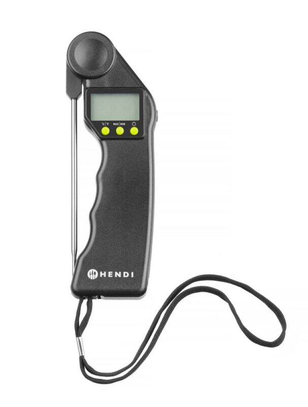 Thermomètre numérique avec sonde pliable
