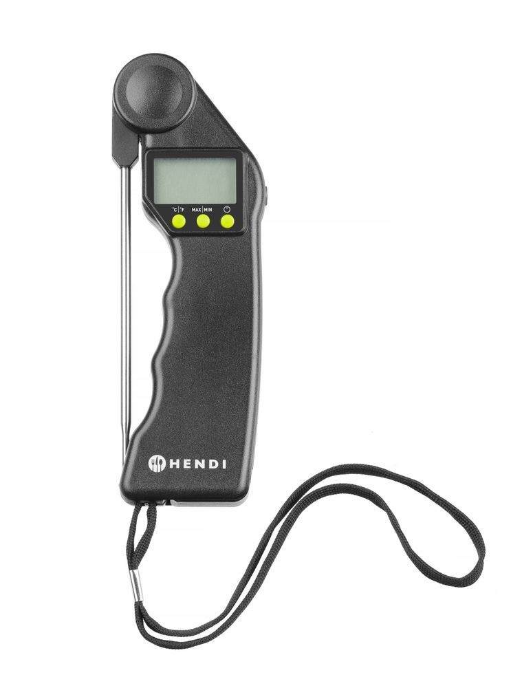 Thermomètre numérique avec sonde pliable