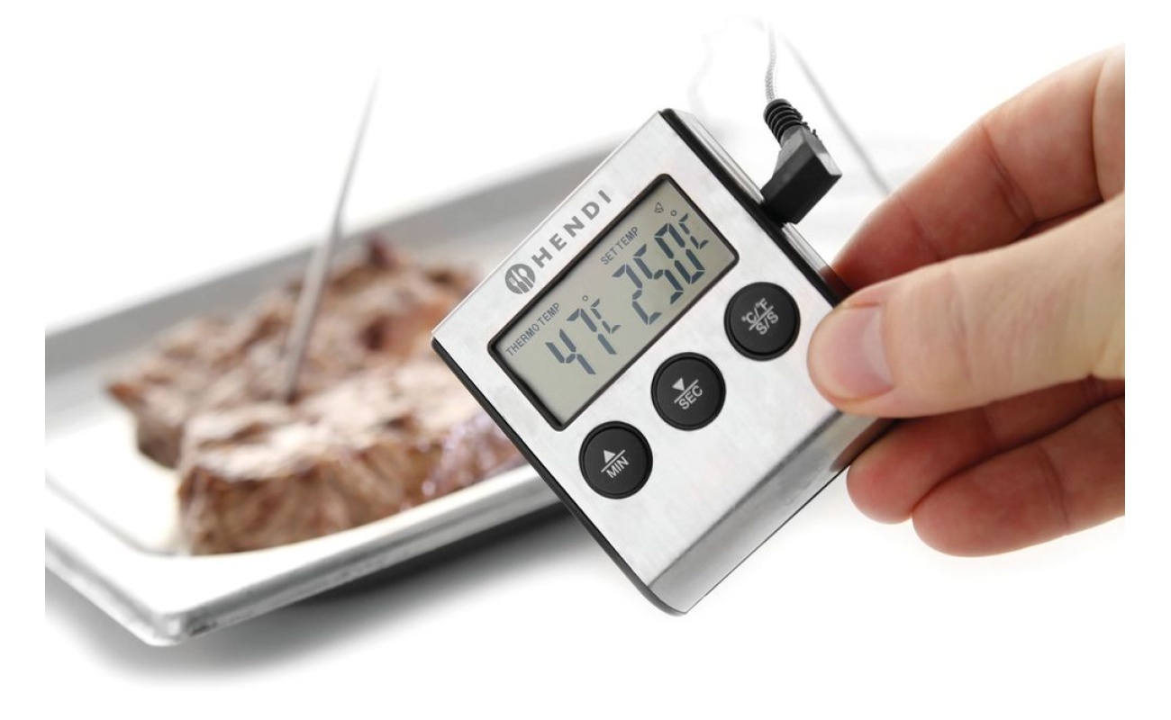 Thermomètre/minuteur pour rôtir