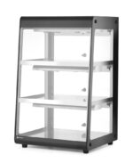 Vitrine de table chauffante
