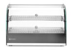 Vitrine de table chauffante deux niveaux