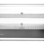 Vitrine de table chauffante deux niveaux