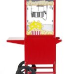Machine à pop-corn avec chariot