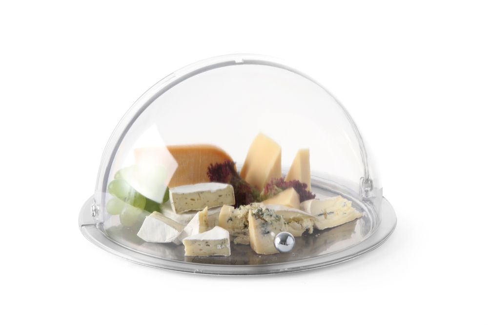 Vitrine ronde à couvercle coulissant roll-top_2