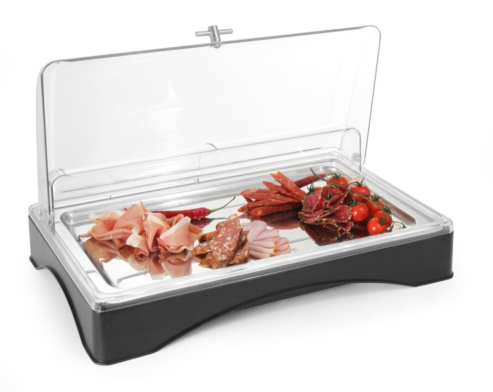 Vitrine réfrigérante avec couvercle - Gastronorme 1/1_2