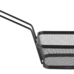 Paniers à frites miniatures empilables noirs
