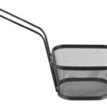 Paniers à frites miniatures empilables noirs