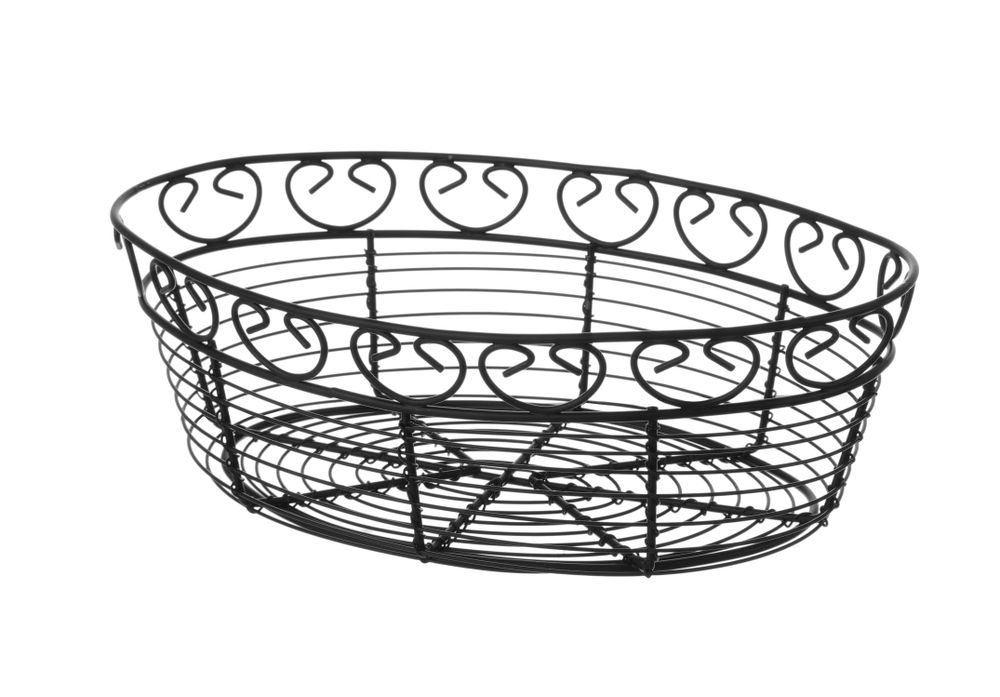 Corbeille en fil deco ovale