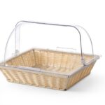Corbeille avec couvercle rolltop