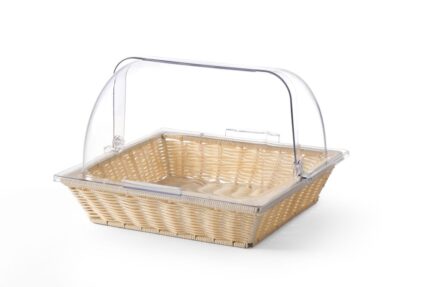 Corbeille avec couvercle rolltop