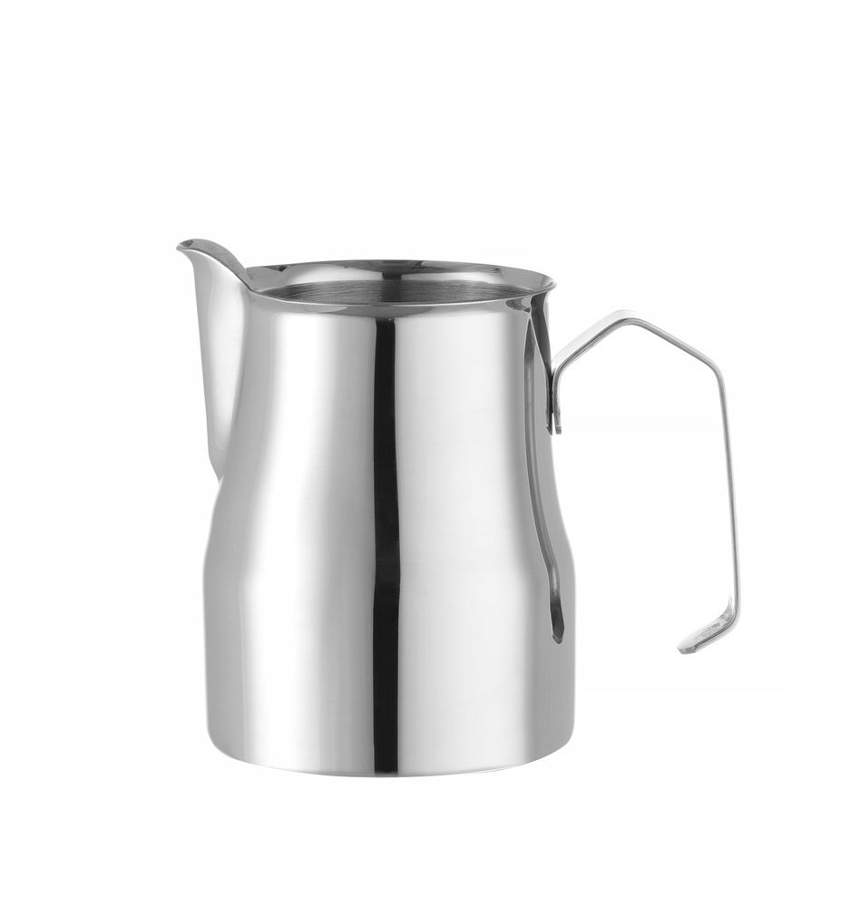 Pot à lait avec bec verseur en forme V