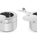 Support pour boîte à pâte combustible pour chafing dish - 2 pièces