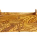 Boîte à pain en bois d'olivier